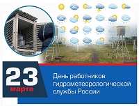 Поздравление с Днём работников гидрометеорологической службы и Всемирным метеорологическим днём!