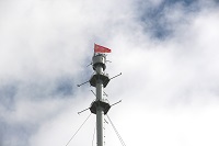 Церемония поднятия Знамени Победы на ВММ